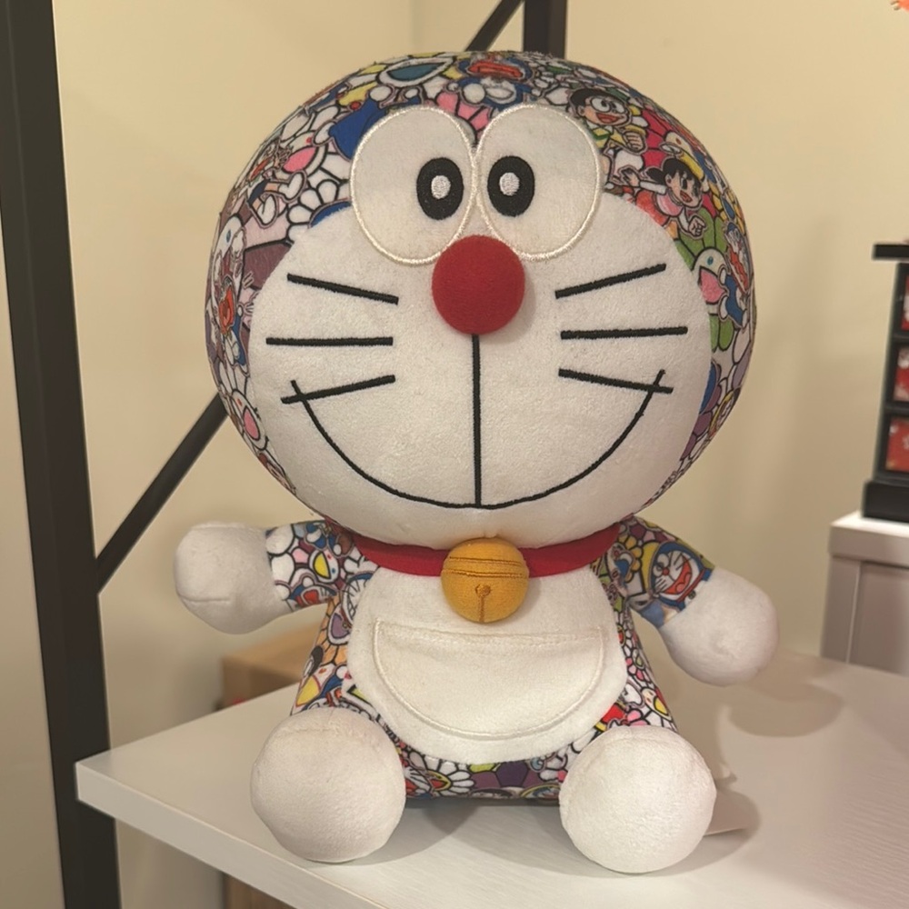 Tasha murakami x Uniqlo multicolor happy smiling rainbow flower plushy plush toy